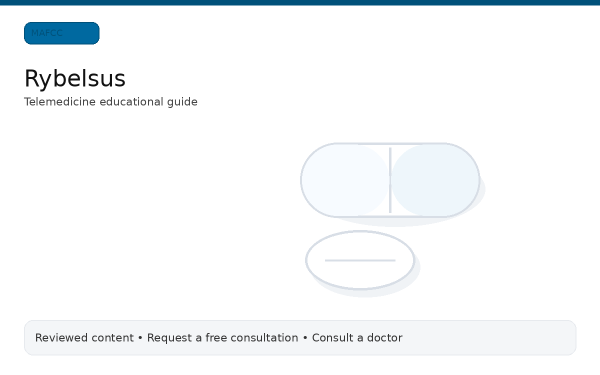 Rybelsus educational medication illustration